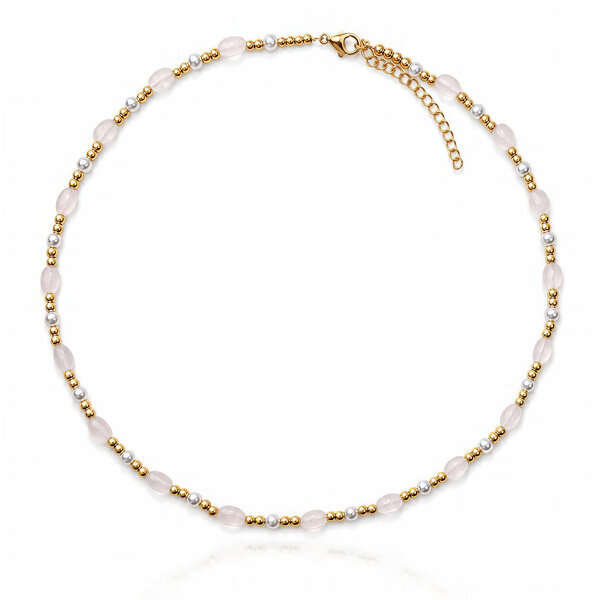 PVD Gold-Plated Stainless Steel Necklace - Bubble Pop