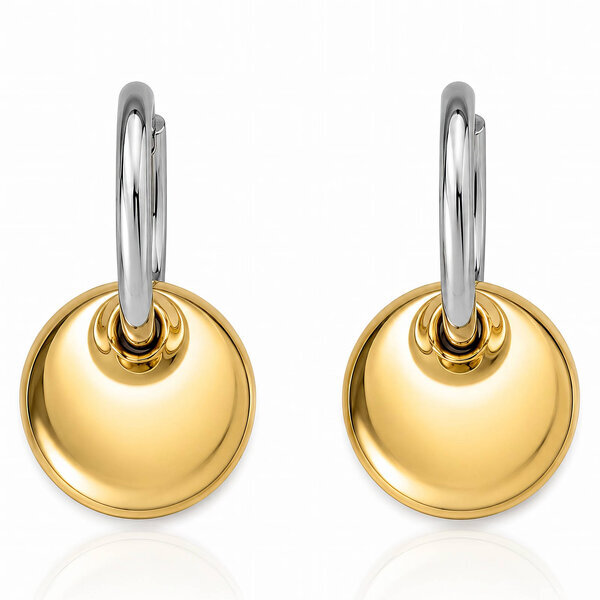 PVD Gold-Plated Stainless Steel Earrings - Intensity