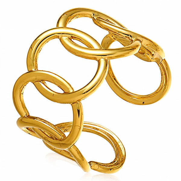 PVD Gold-Plated Stainless Steel Ring - Intensity