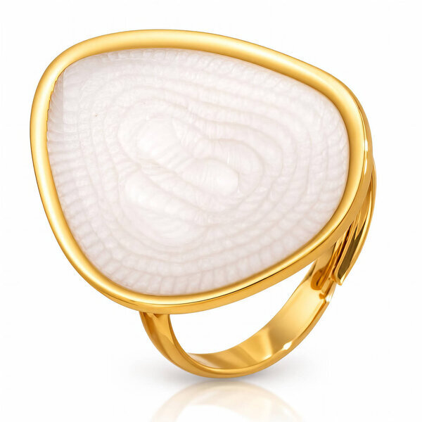 PVD Gold-Plated Stainless Steel Ring - Intensity