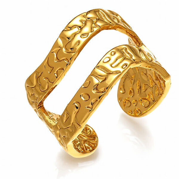 PVD Gold-Plated Stainless Steel Ring - Intensity