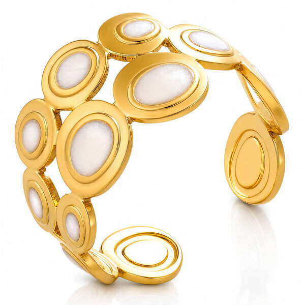 PVD Gold-Plated Stainless Steel Ring - Intensity