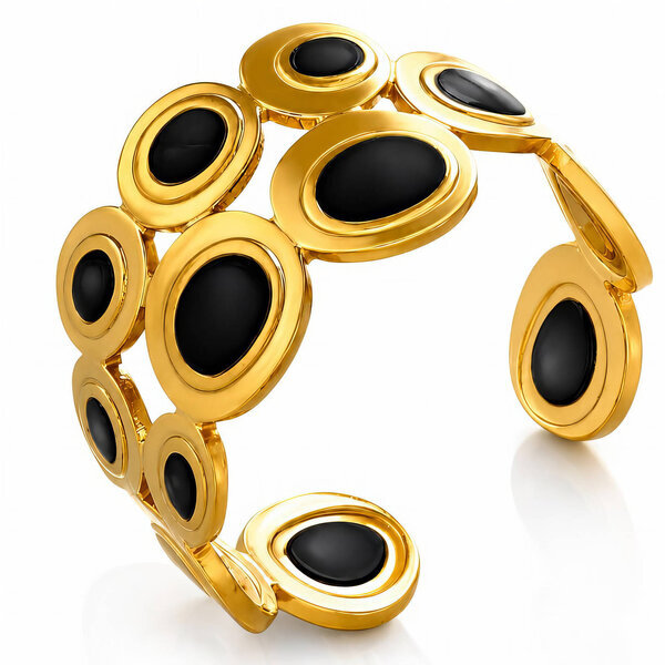 PVD Gold-Plated Stainless Steel Ring - Intensity