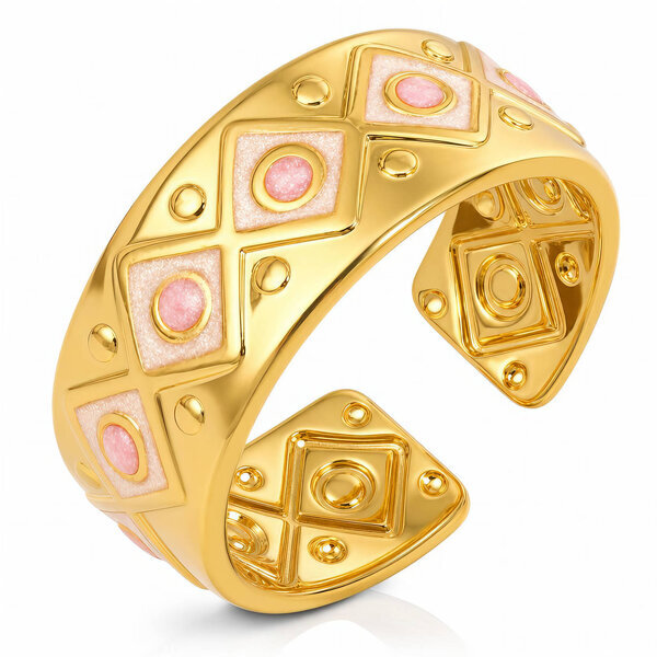 PVD Gold-Plated Stainless Steel Ring - Intensity