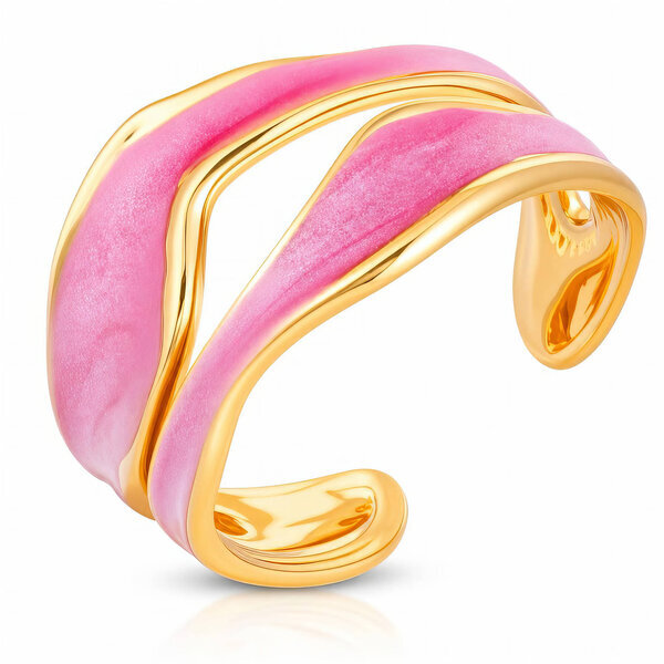 PVD Gold-Plated Stainless Steel Ring - Intensity