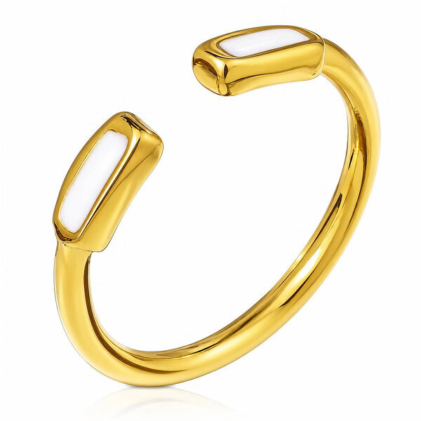 PVD Gold-Plated Stainless Steel Ring - Intensity