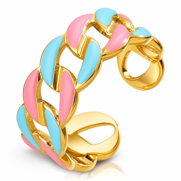 PVD Gold-Plated Stainless Steel Ring - Intensity