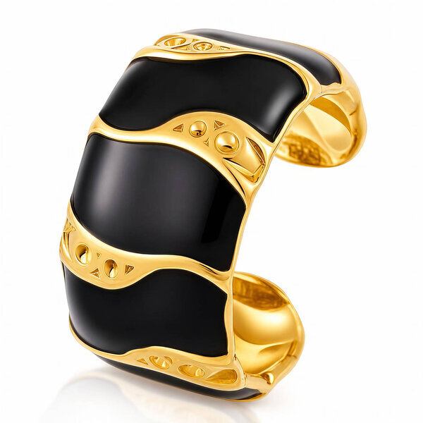 PVD Gold-Plated Stainless Steel Ring - Intensity