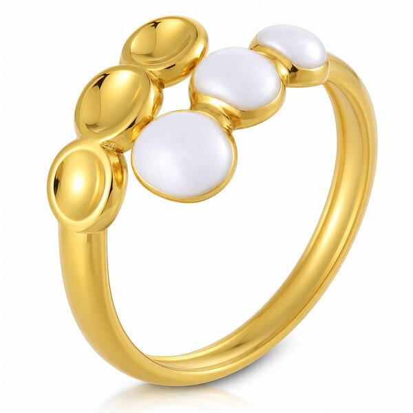 PVD Gold-Plated Stainless Steel Ring - Intensity