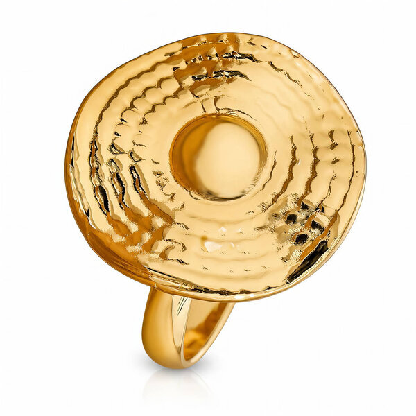 PVD Gold-Plated Stainless Steel Ring - Intensity