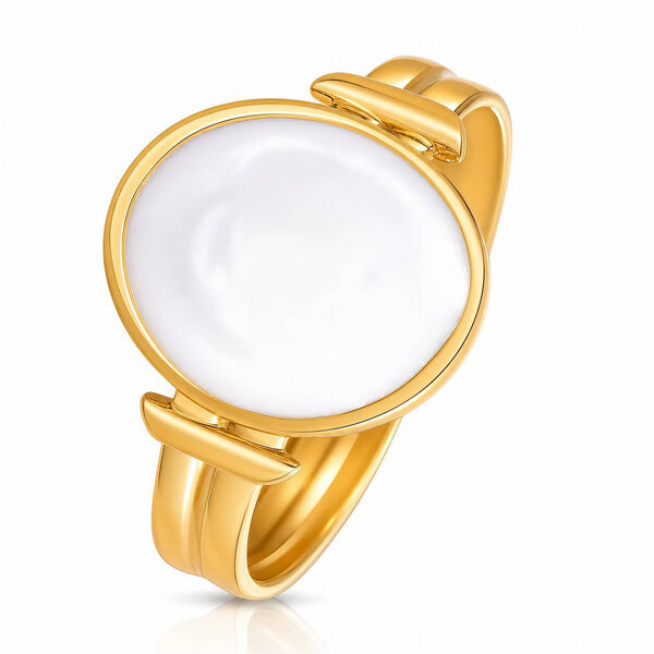 PVD Gold-Plated Stainless Steel Ring - Intensity