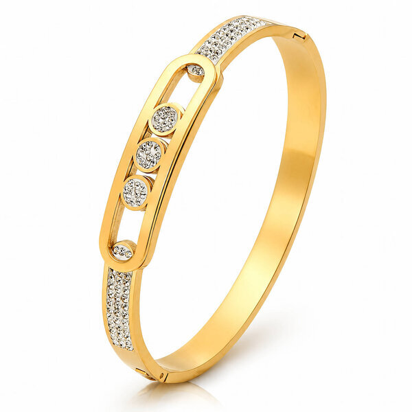 PVD Gold-Plated Stainless Steel Bracelet - Intensity