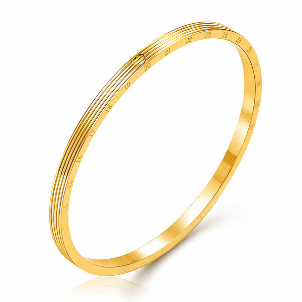 "Heart" PVD Gold-Plated Stainless Steel Bracelet - Intensity