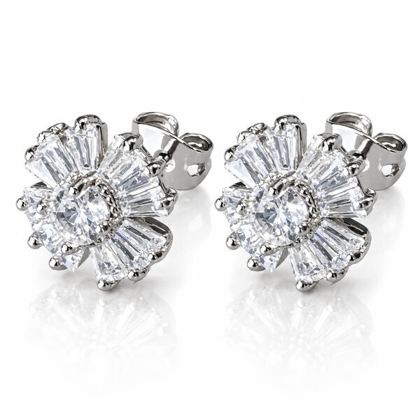 Brass Earrings - Crystallic