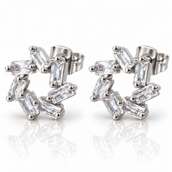 Brass Earrings - Crystallic