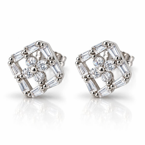 Brass Earrings - Crystallic