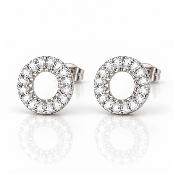 Brass Earrings - Crystallic