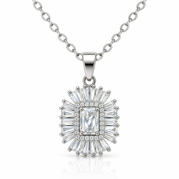Brass Necklace - Crystallic