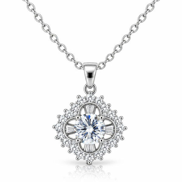 Brass Necklace - Crystallic