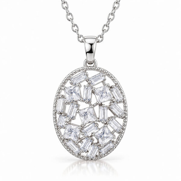 Brass Necklace - Crystallic