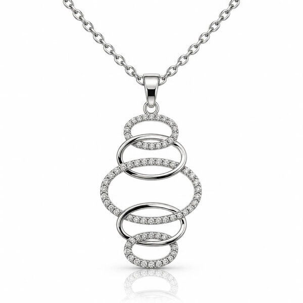Brass Necklace - Crystallic
