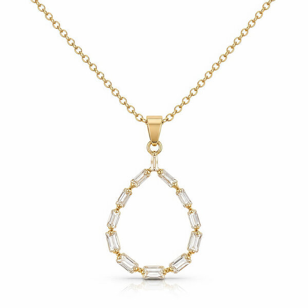 PVD Gold-Plated Brass Necklace - Crystallic
