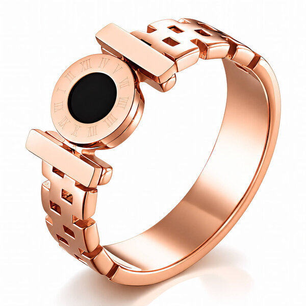 PVD Gold-Plated Stainless Steel Ring - Intensity