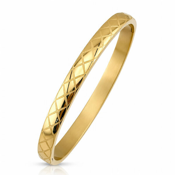 PVD Gold-Plated Stainless Steel Bracelet - Intensity