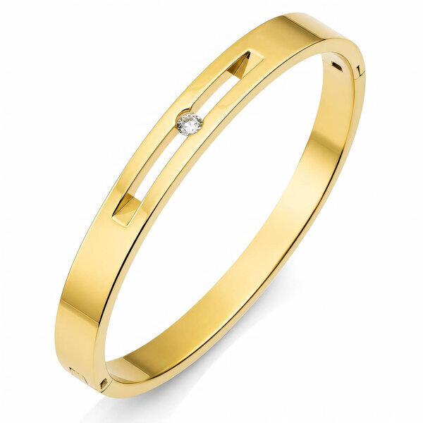 PVD Gold-Plated Stainless Steel Bracelet - Intensity