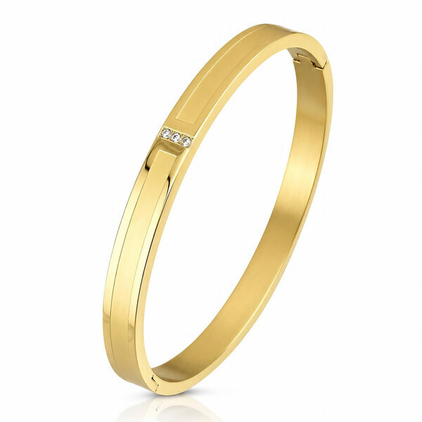 PVD Gold-Plated Stainless Steel Bracelet - Intensity