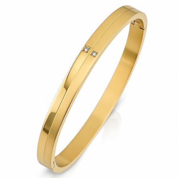 PVD Gold-Plated Stainless Steel Bracelet - Intensity
