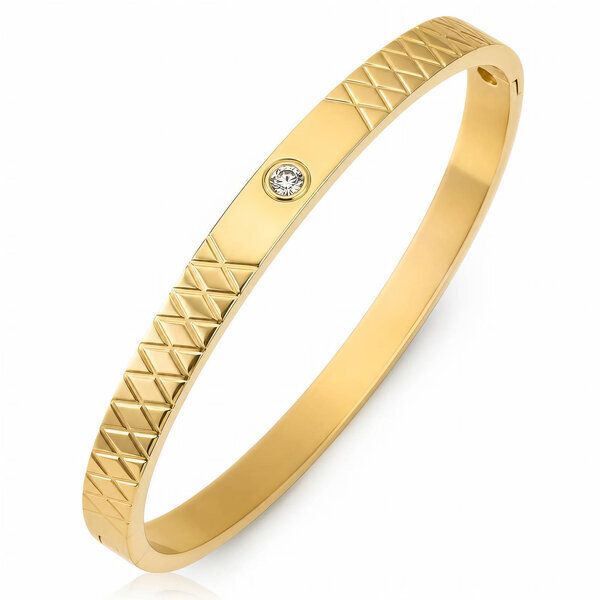 PVD Gold-Plated Stainless Steel Bracelet - Intensity