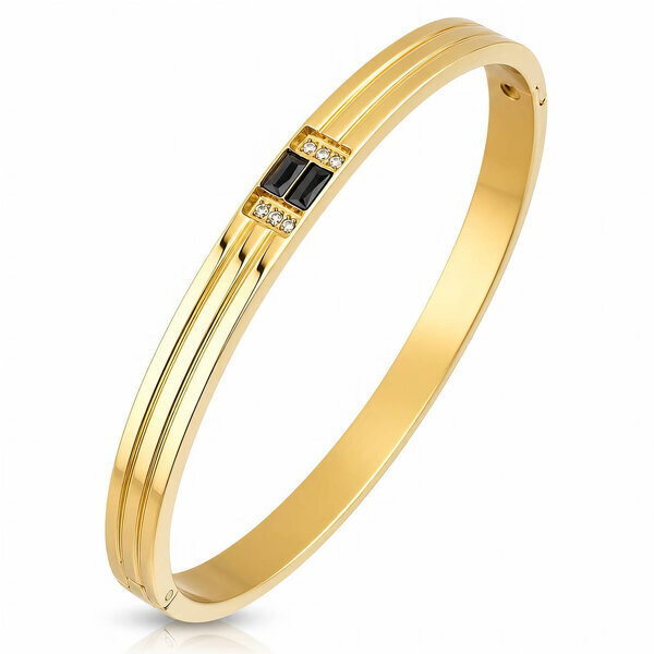 PVD Gold-Plated Stainless Steel Bracelet - Intensity