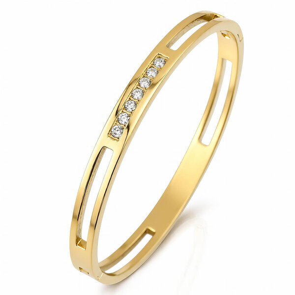 PVD Gold-Plated Stainless Steel Bracelet - Intensity
