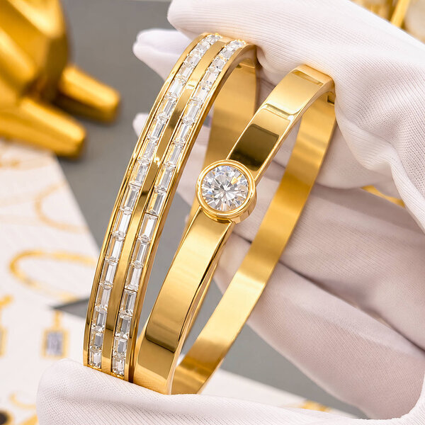 PVD Gold-Plated Stainless Steel Bracelet - Intensity