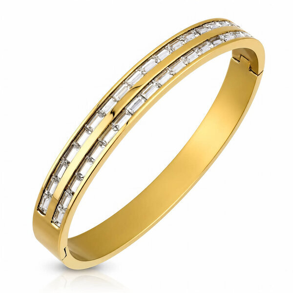 PVD Gold-Plated Stainless Steel Bracelet - Intensity