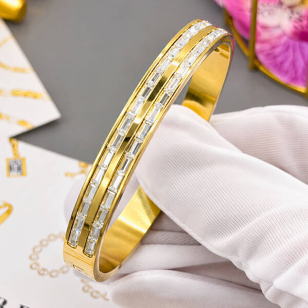 PVD Gold-Plated Stainless Steel Bracelet - Intensity