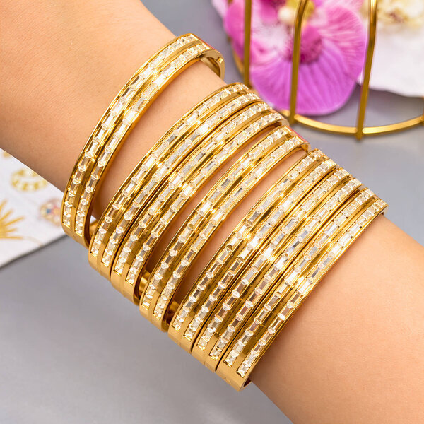 PVD Gold-Plated Stainless Steel Bracelet - Intensity